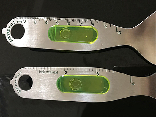 2 pieces with rulers